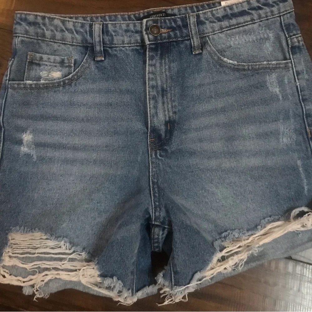 Forever 21 Jean Shorts M - Picture 2 of 6